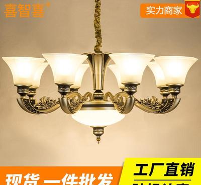 【2017新款美式鋅合金客廳吊燈 臥室餐廳歐式水晶吊燈大氣別墅】?jī)r(jià)格_廠家_圖片 -